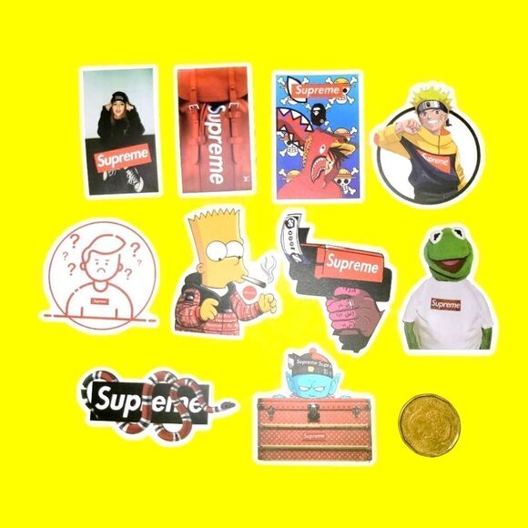 3/$20 brand new 10x Supreme waterproof stickers - Picture 1 of 1